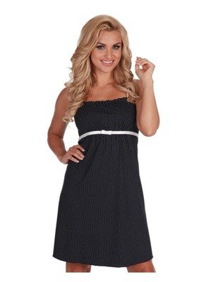 918 Dots Camicia da notte senza spalline in Forex - blu navy