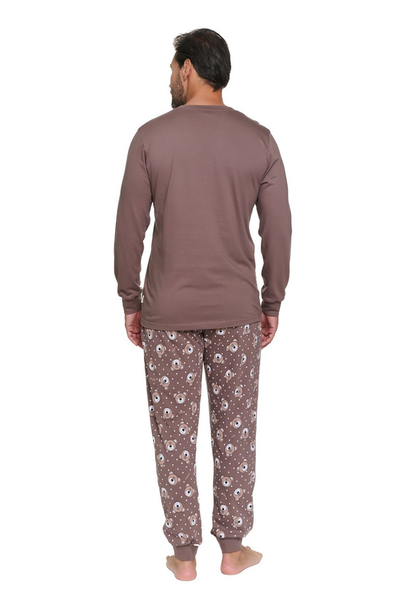 Doctor Nap 7508 Bear Club Pigiama donna marrone 100% cotone orsetti