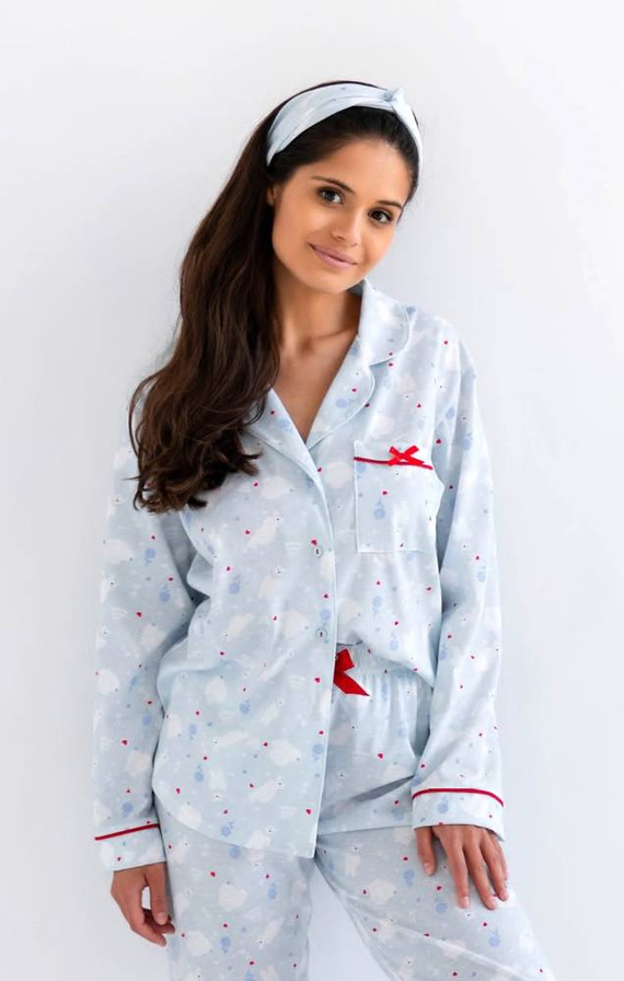 Orso bianco Kids Sensis fascia per bambine - blu