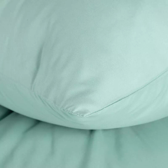 Biancheria da letto MI in microfibra Eurofirany morbida con cerniera 100% poliestere verde
