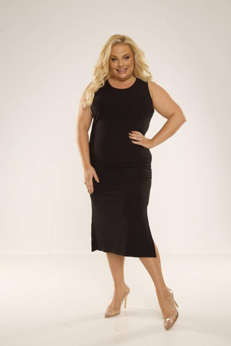 707 Abito Freya da donna di De Lafense - nero