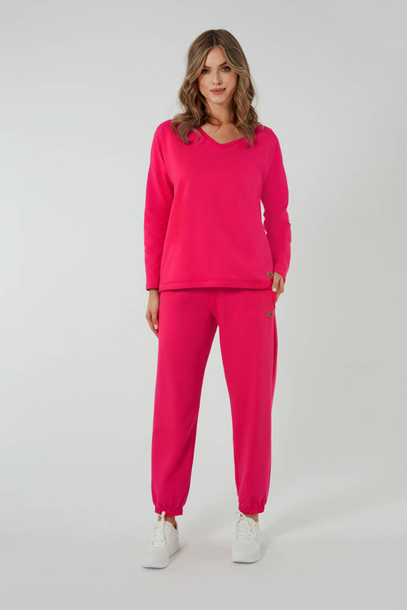 Madri Pantaloni donna Moda italiana - fucsia