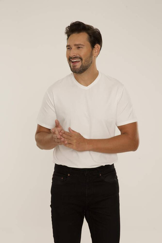 828 Chandler t-shirt De Lafense - ecrù