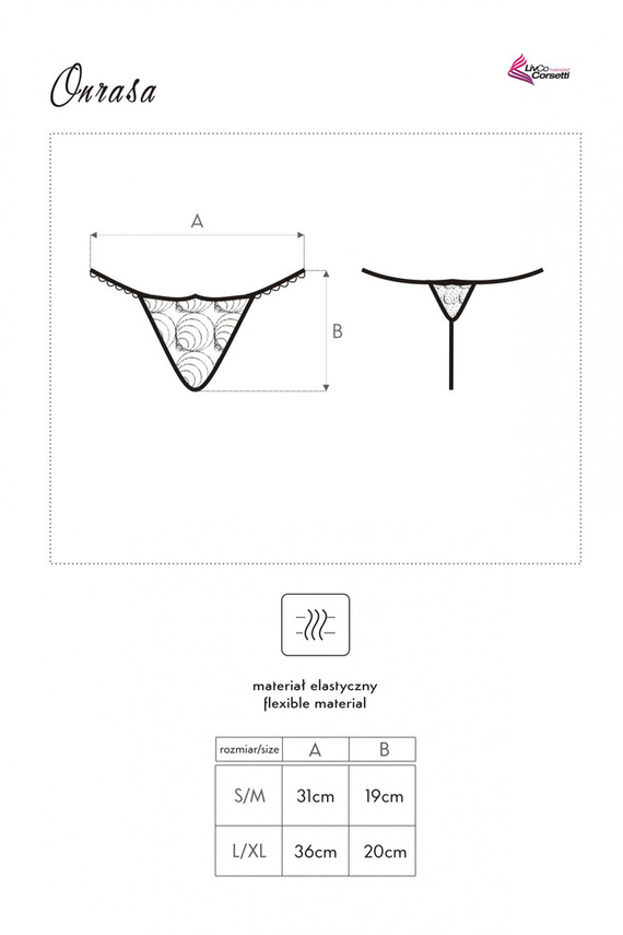 Onrasa LC 90517 Perizoma donna LivCo Corsetti Moda