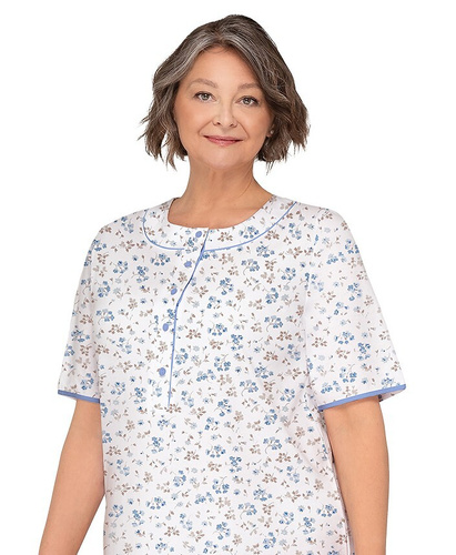Camicia da notte Martel Basia I 263 cotone morbida comoda con bottoni