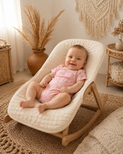 Body neonato Mamatti BK16325 rosa in cotone manica corta