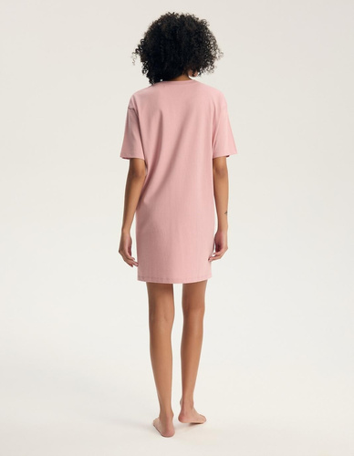 Koszula nocna Henderson Ginger 45412 rosa 100% cotone manica corta