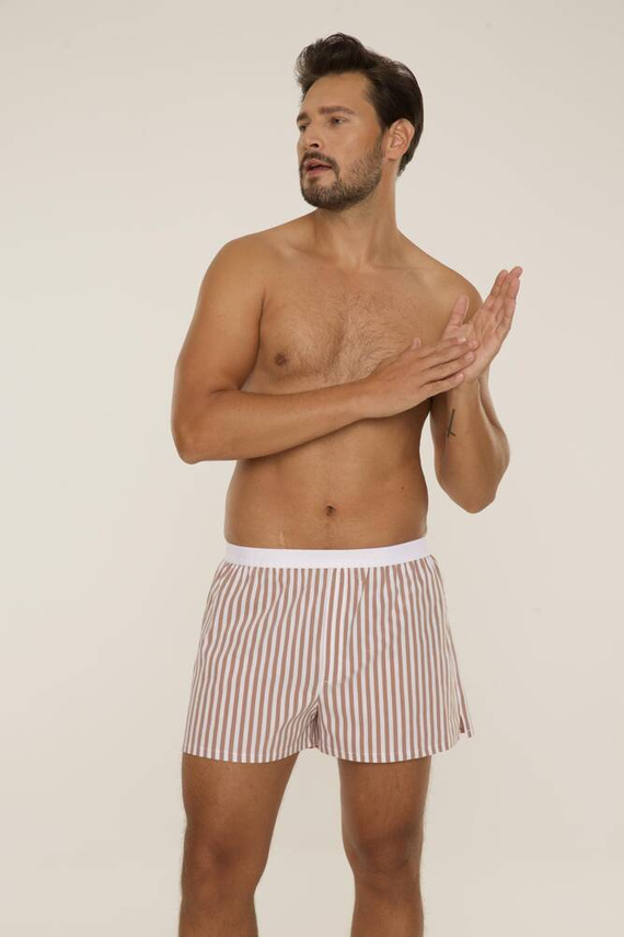 826 Taylor Boxer da uomo De Lafense - marrone