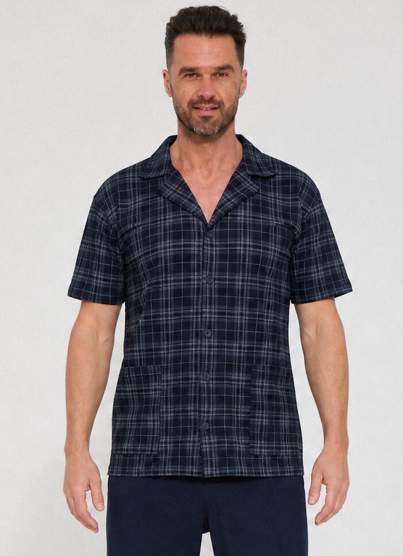 Pigiama uomo Cornette 318/63 100% cotone manica corta pantaloni lunghi