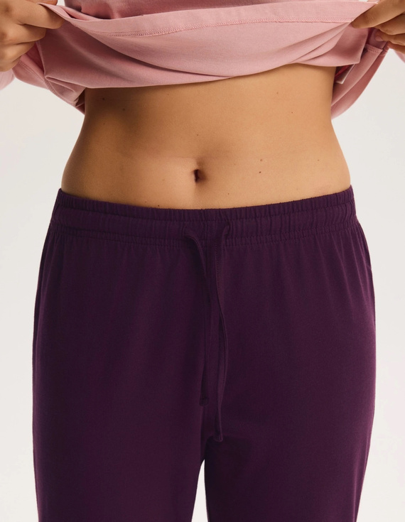 Pigiama donna Henderson Ginger 45415 rosa 100% cotone manica 3/4 pantaloni