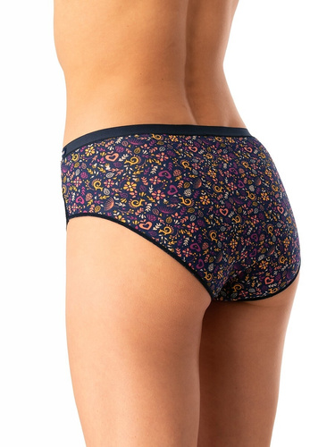 Mutandine da donna Key LPC 760 rosa blu navy - cotone, confortevoli, set di 2 pezzi