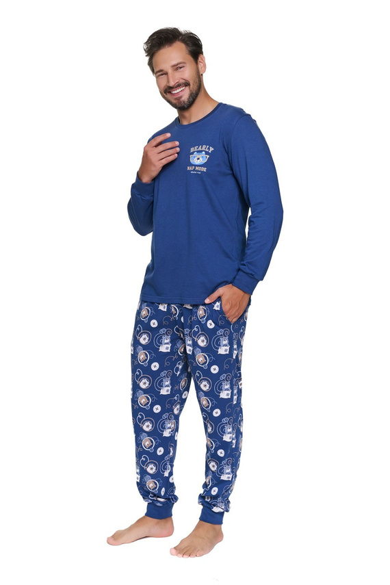 Pigiama Uomo Doctor Nap 7511 Nap Mode 100% Cotone Lunga Homewear