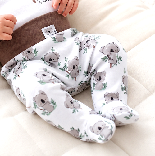ABN-5210 Pantaloni corti neonato Nini Sweet Koala 100% cotone organico