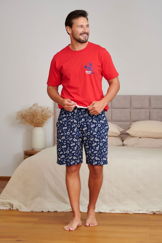 Pigiama Uomo Doctor Nap 7553 Sunny Coast Cotone Pantaloncini Corti