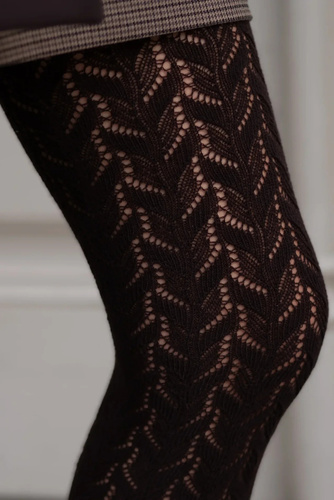 Collant di cotone Gabriella Cashmir wz.105 150 den nero – caldi, traforati