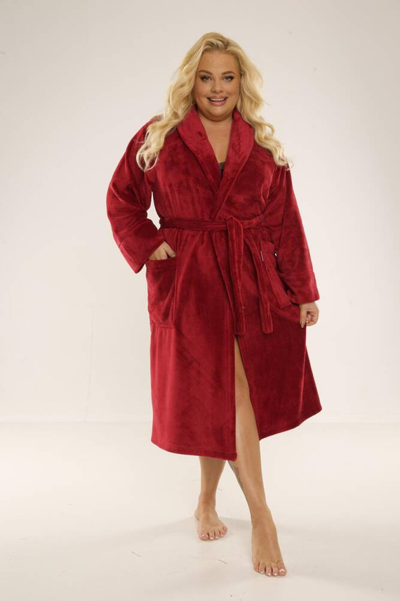 628 Accappatoio da donna Abigail Long Forex - marrone