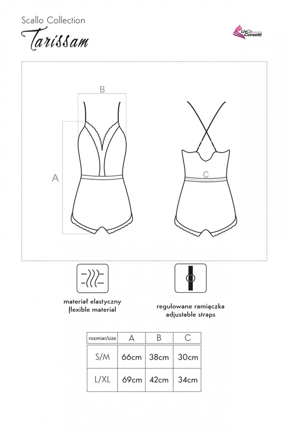 Tarissam Nero LC 90565 Tuta donna LivCo Corsetti Moda