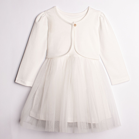 221166 Completo vestito e bolero Kiku Nicol elegante per bambina