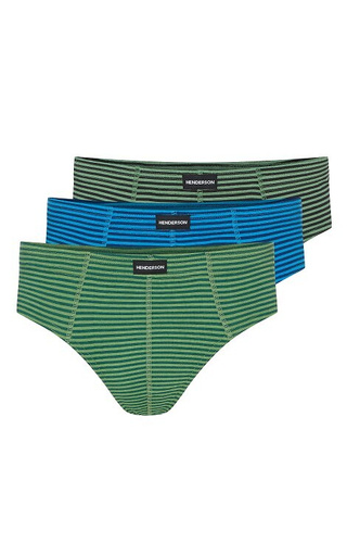 1446 K689 Slip Henderson da uomo in cotone, 3 pezzi per scatola