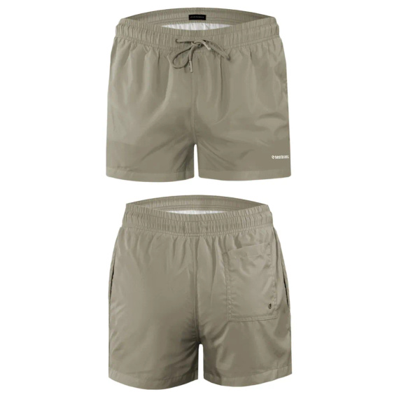 Sesto Senso costume da bagno uomo shorts mare ad asciugatura rapida tasche khaki