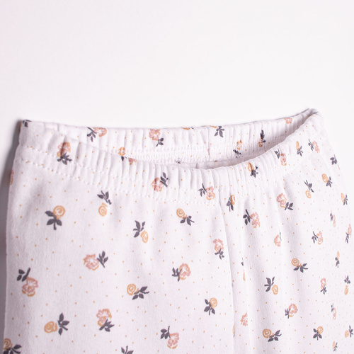 Nicol 220036 pigiama bambina 100% cotone morbido comodo fiori