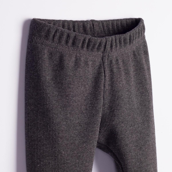 228022 Nicol FARMA Pantaloni neonato elasticizzati a coste antracite