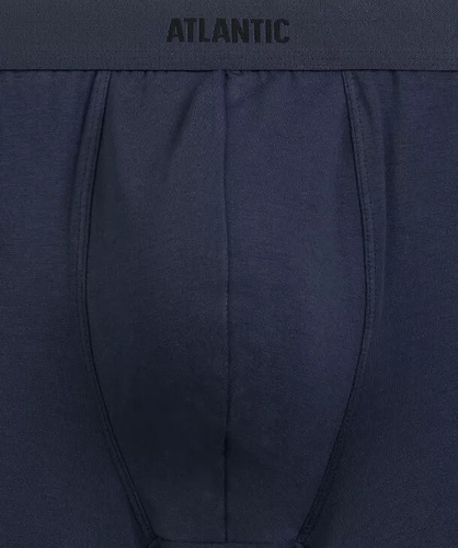 Boxer da uomo Atlantic 3MH-0111 A3 3 pezzi marrone-indaco-khaki – 95% cotone, aderenti