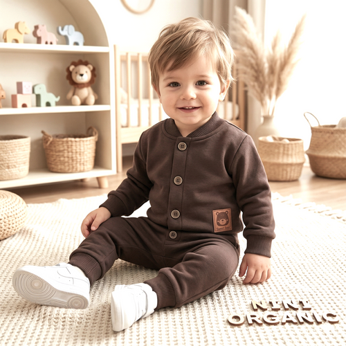 Nini Felpa Bambino Balloon Friends 95% Cotone Biologico – Made in Poland