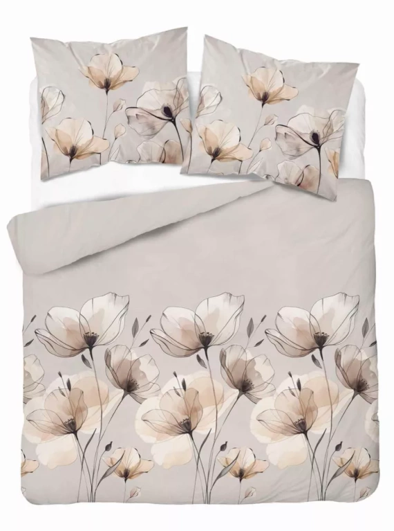 5492 B Detexpol Satin Stories cappuccino | 100% cotone, trama di raso, cerniera, confezione regalo