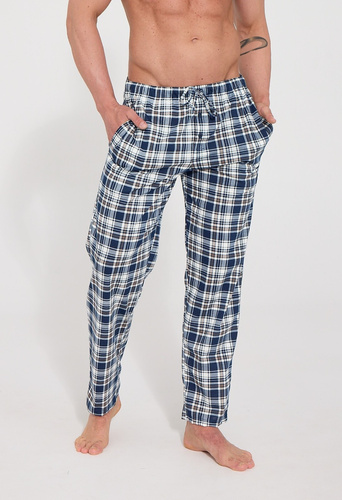 Pantaloni pigiama uomo Cornette 691/63 100% cotone quadri tasche