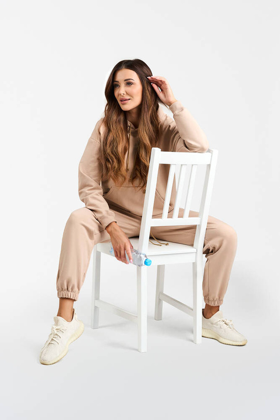 Viva Felpa da donna con cappuccio Moda - beige