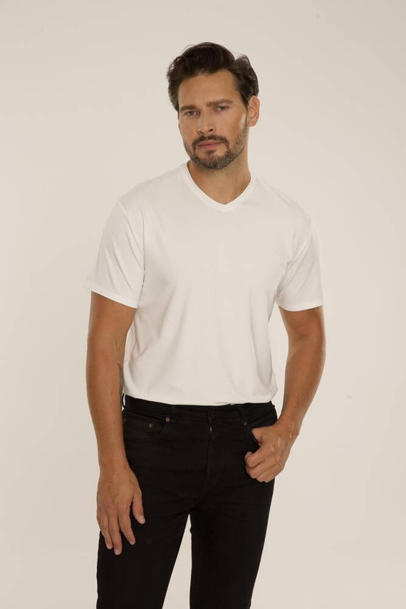 828 Chandler t-shirt De Lafense - ecrù