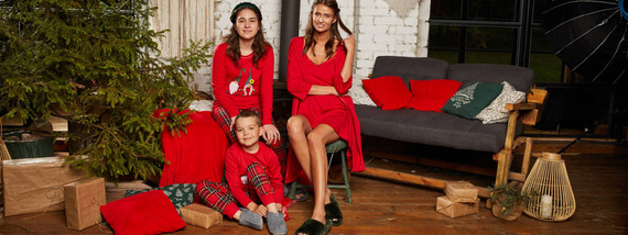 Song Accappatoio da donna con maniche a 3/4 Moda italiana - rosso