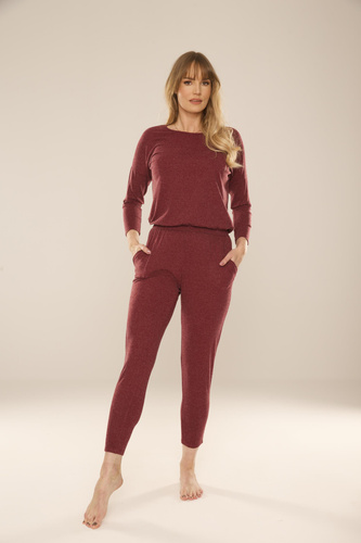 305 Tuta pigiama da donna Paula - marrone