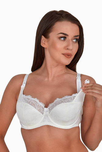 1199 Reggiseno per allattamento semi-imbottito Mama K Gaia - ecrù