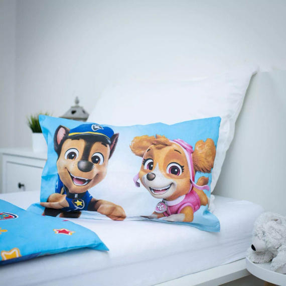 Jerry Fabrics Biancheria da Letto in Cotone Paw Patrol PP650 100x135 40x60 Cotone