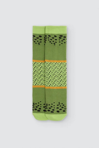 Ysabel Mora 20481 Completo Uomo Boxer + Calze Kiwi Verde Cotone