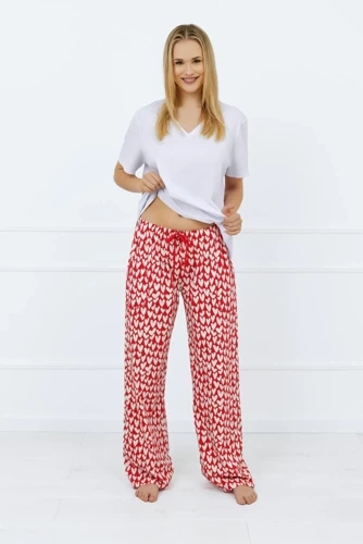 Evora Pantalone pigiama donna, lungo Moda italiana - stampa