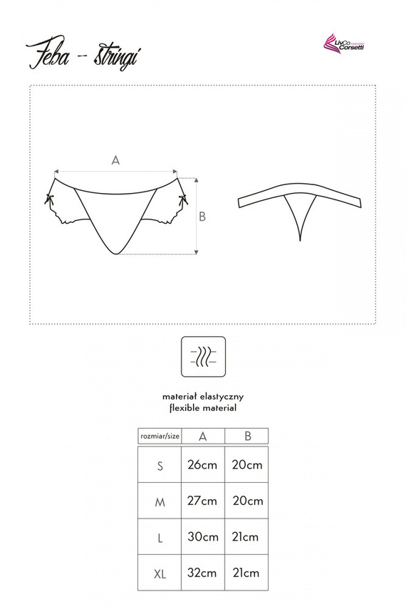 Perizoma Feba Donna LivCo Corsetti Moda