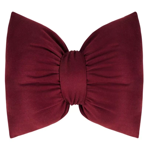 Cuscino natalizio Eurofirany maroon 45x55 - fiocco in velluto