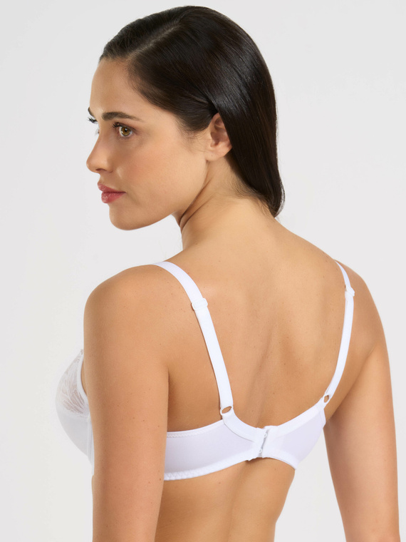 Reggiseno imbottito Delia - comfort e vestibilità elegante Spiman bianco
