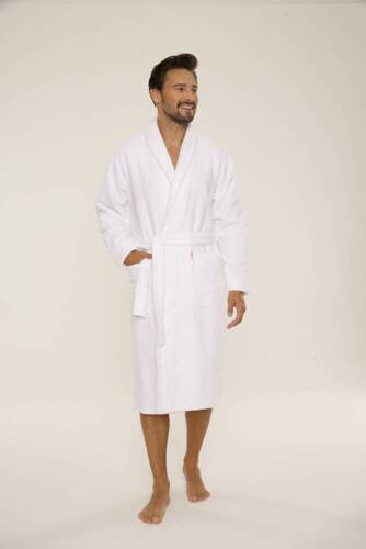 735 Vestaglia da uomo Manuele De Lafense - bianco