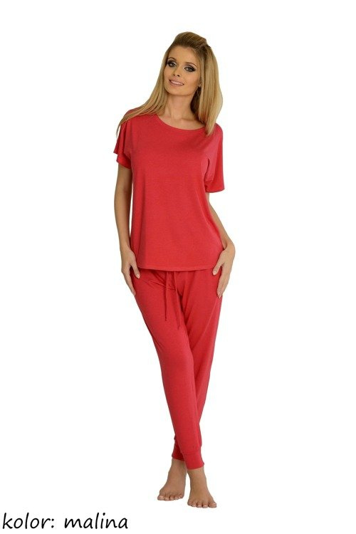 524 Pigiama da donna Paula De Lafense - lampone