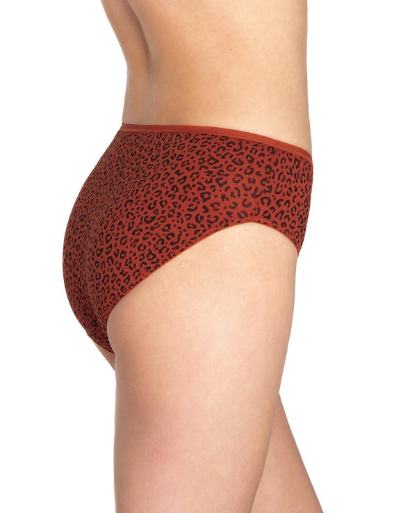 L-127BI-32 Mutandine Lama da donna 3 pezzi, cotone, taglio classico