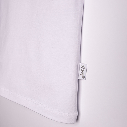 Blusa 220138 Nicol bianca cotone con pizzo elegante bambina