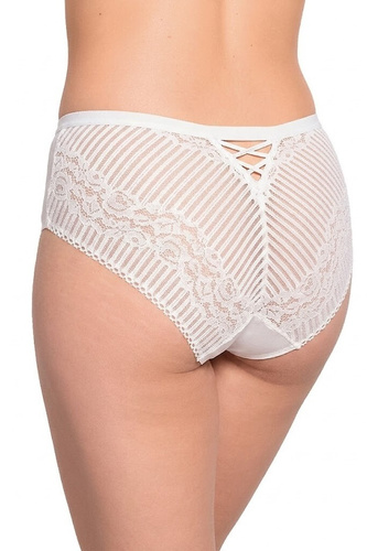 Gabidar 210 Slip Donna Bianchi in Cotone con Pizzo e Fiocco Decorativo