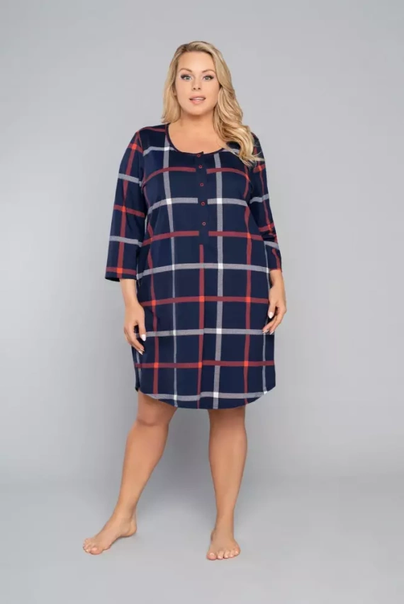 Izera camicia da donna per l'allattamento a 3/4 Moda Italiana - stampa