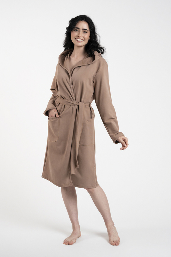 Karina Accappatoio da donna Moda Italiana - cammello