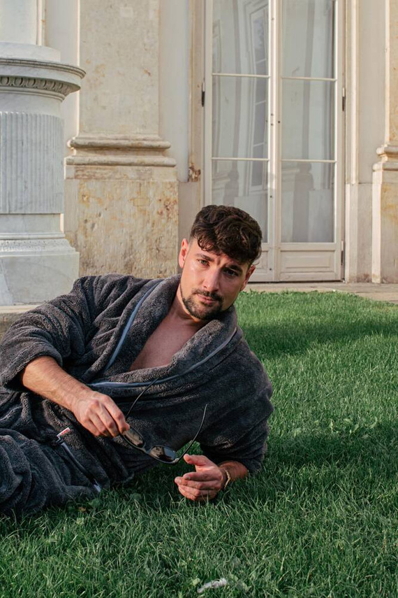 716 Vestaglia da uomo Rafael De lafense - grafite