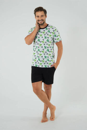 Picos Pigiama uomo Moda italiana - stampa/nero